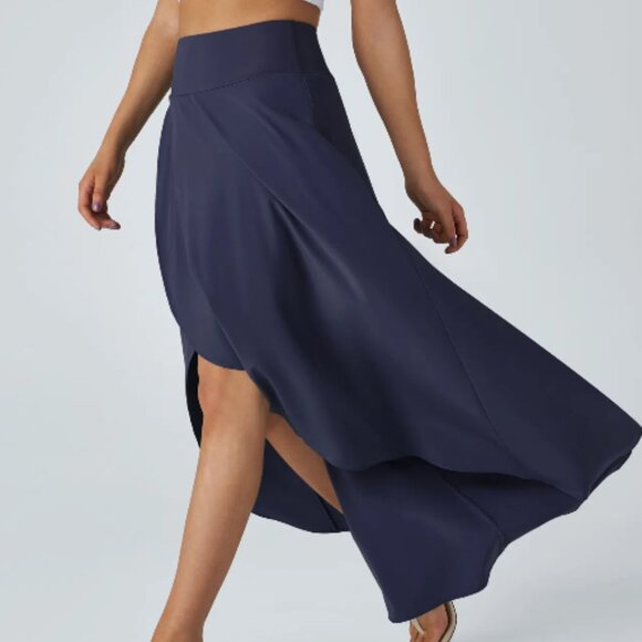 HALARA | Breezeful High Waist High Low 2-in-1 Flowy Maxi Skirt Skort | Sz. M - Picture 2 of 14